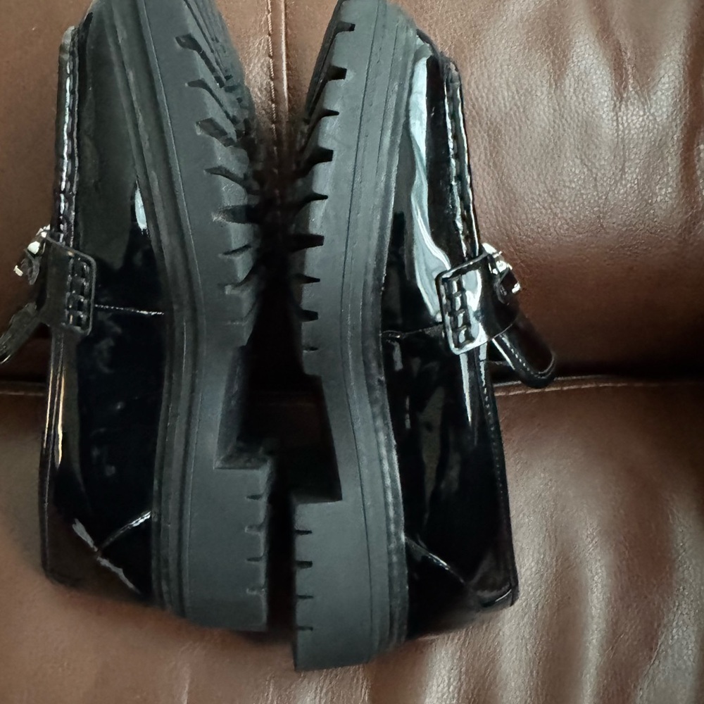 Michael Kors Black Patent Loafers - Picture 7 of 12